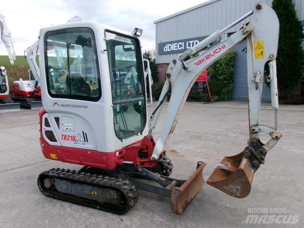 Takeuchi TB 216 Minigrävare < 7t