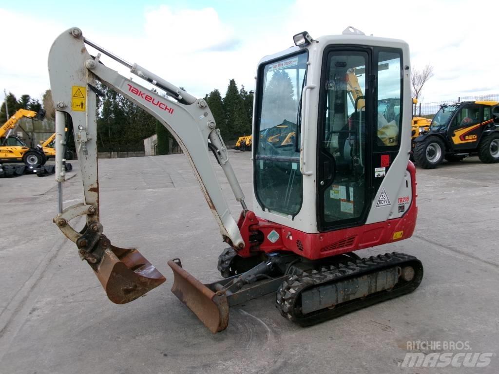 Takeuchi TB 216 Minigrävare < 7t