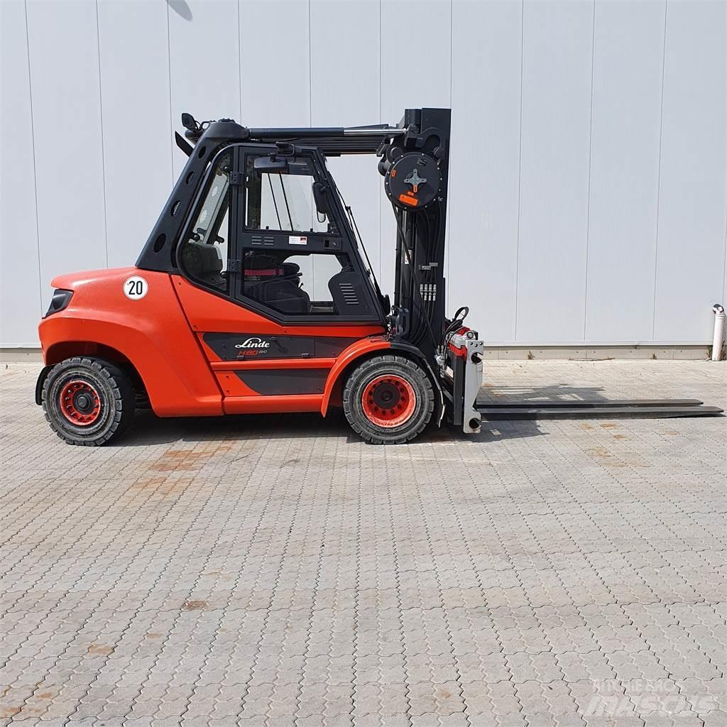 Linde H80D/900 Dieselmotviktstruckar