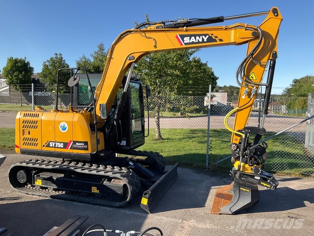 Sany SY 75 C pro Midigrävmaskiner 7t - 12t