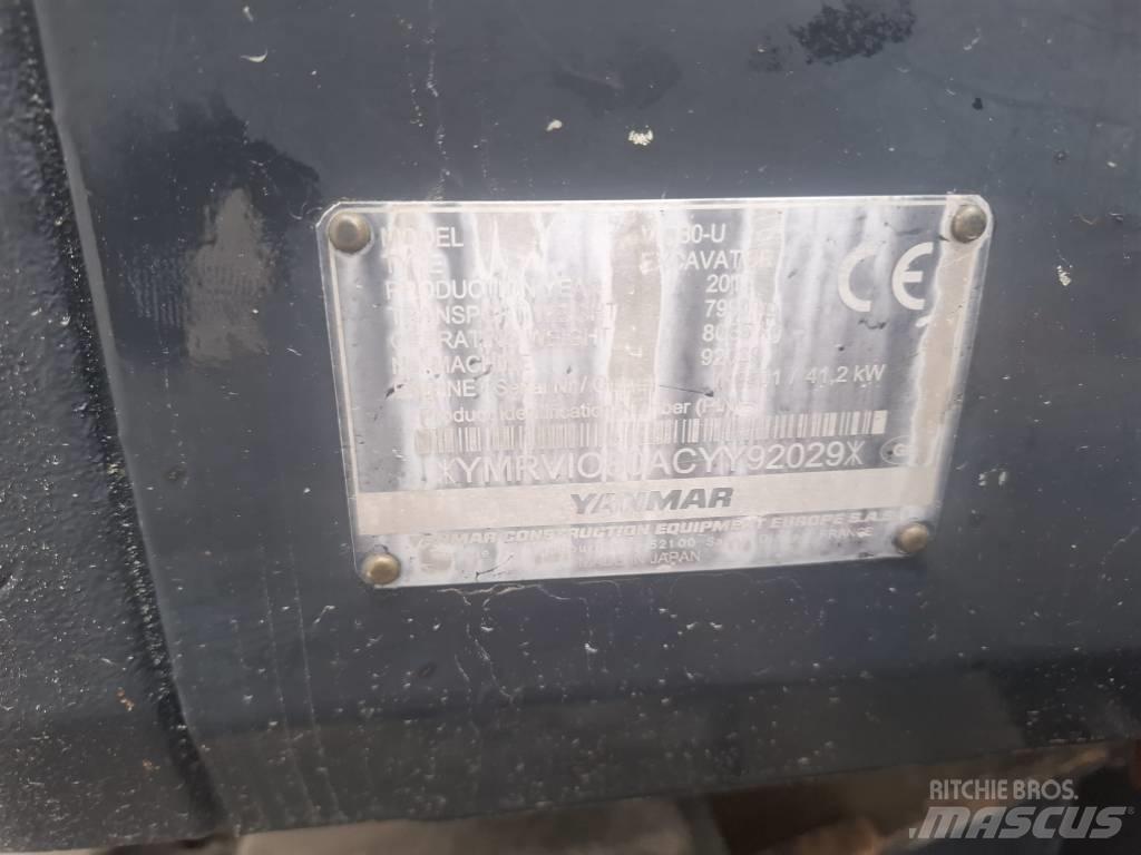 Yanmar Vio 80 U Midigrävmaskiner 7t - 12t