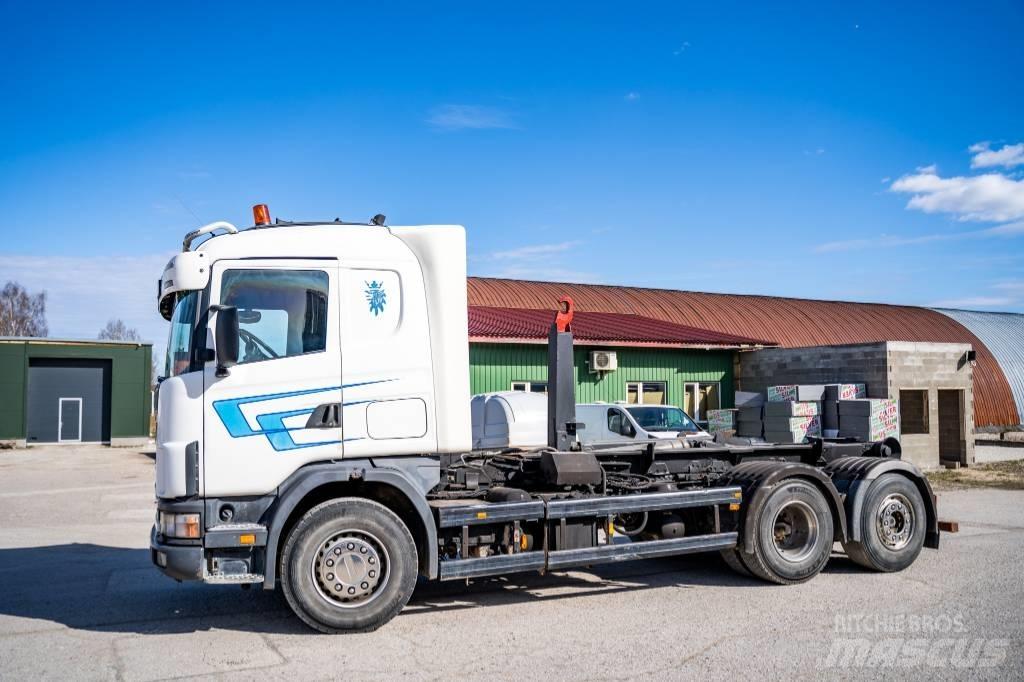 Scania R 144 GB Lastväxlare/Krokbilar