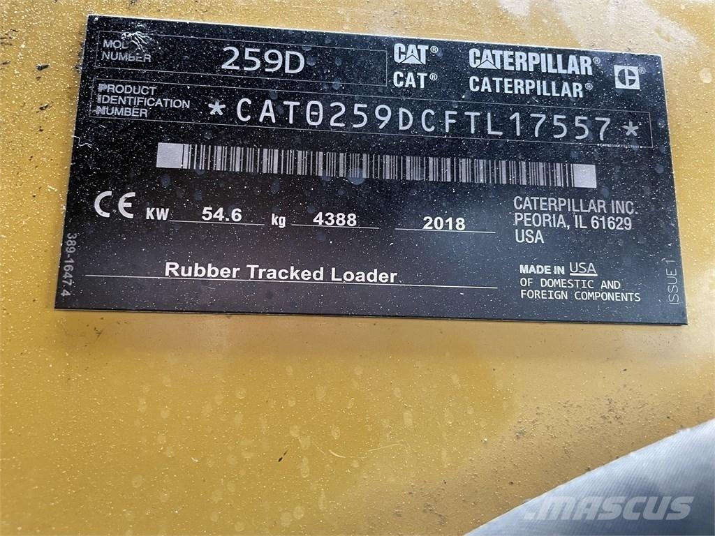 CAT 259D HF Kompaktlastare