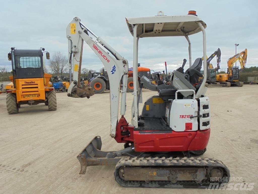 Takeuchi TB215R Minigrävare < 7t
