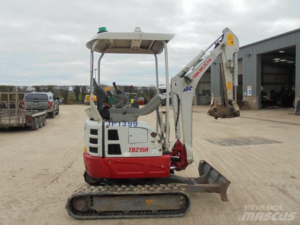 Takeuchi TB215R Minigrävare < 7t