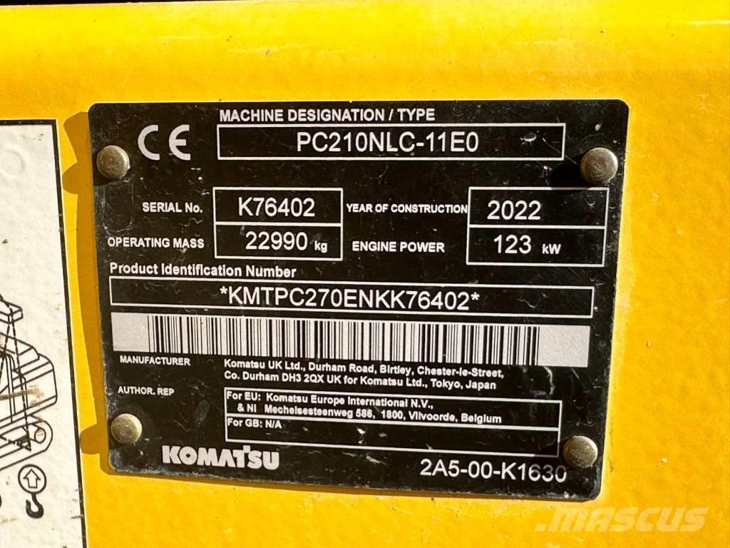Komatsu PC 210 NLC Bandgrävare
