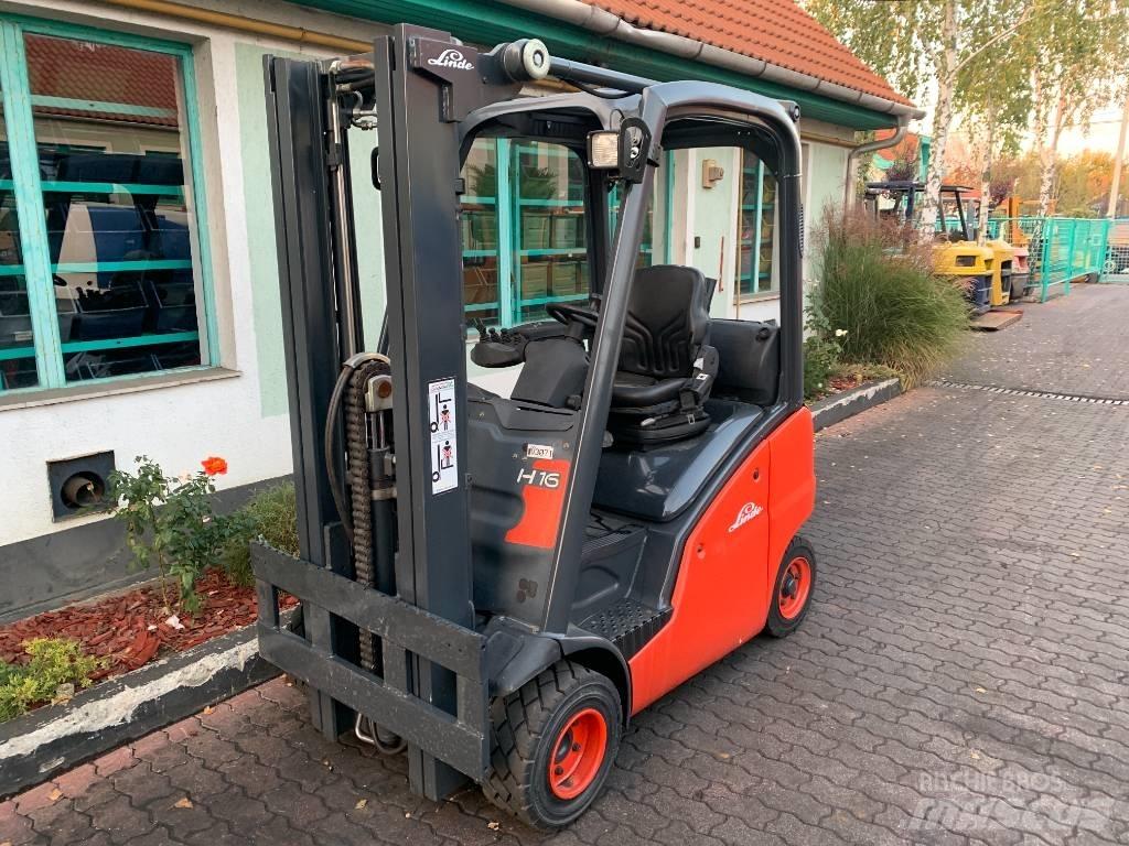 Linde H16T-01 V-3071 Gasolmotviktstruckar