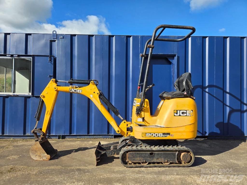 JCB 8008 CTS 3 Bkts Minigrävare < 7t