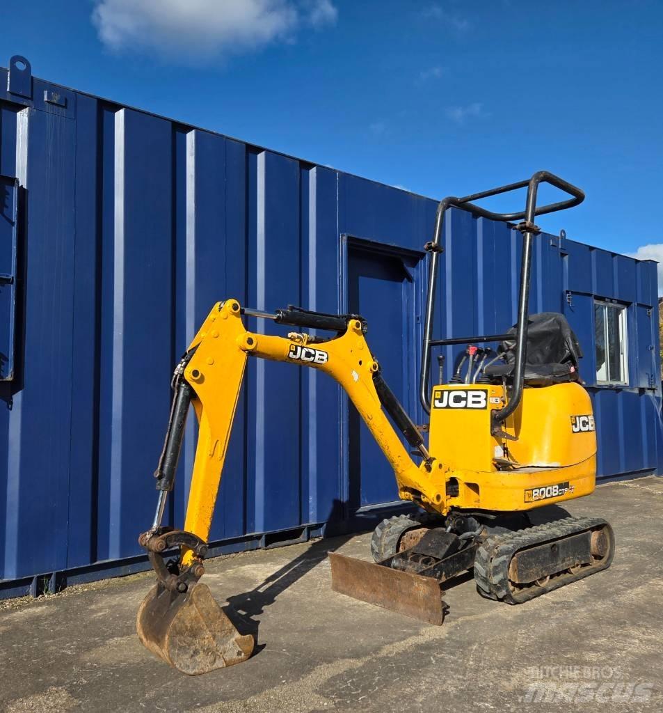 JCB 8008 CTS 3 Bkts Minigrävare < 7t