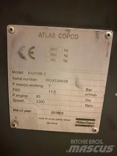 Atlas Copco XAS 186 Kompressorer