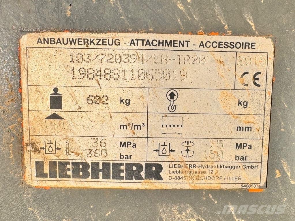 Liebherr LH-TR 20 Redskapsfäste/ adaptrar