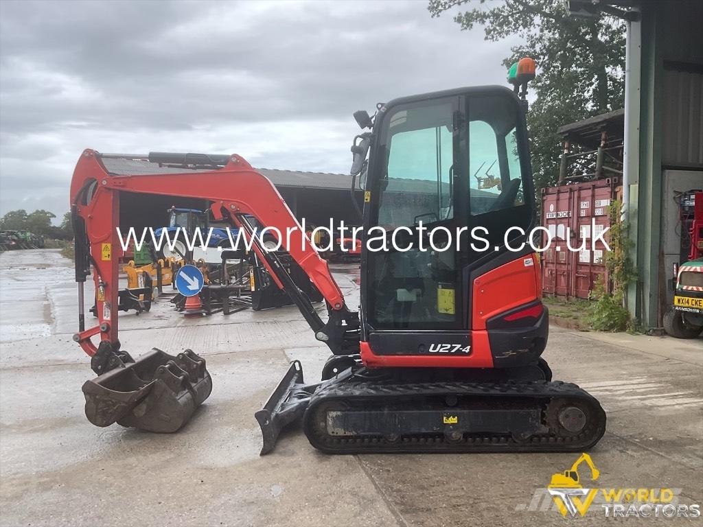 Kubota U 27-4 Minigrävare < 7t