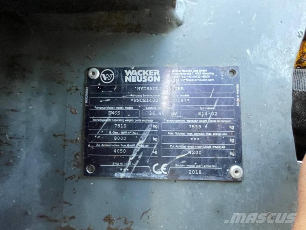 Wacker Neuson W65 Hjulgrävare