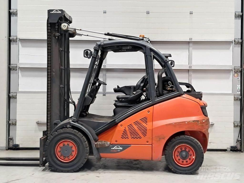 Linde H50T-02 Gasolmotviktstruckar