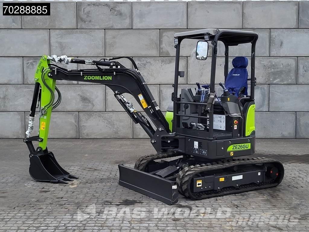 Zoomlion ZE26 GU Minigrävare < 7t