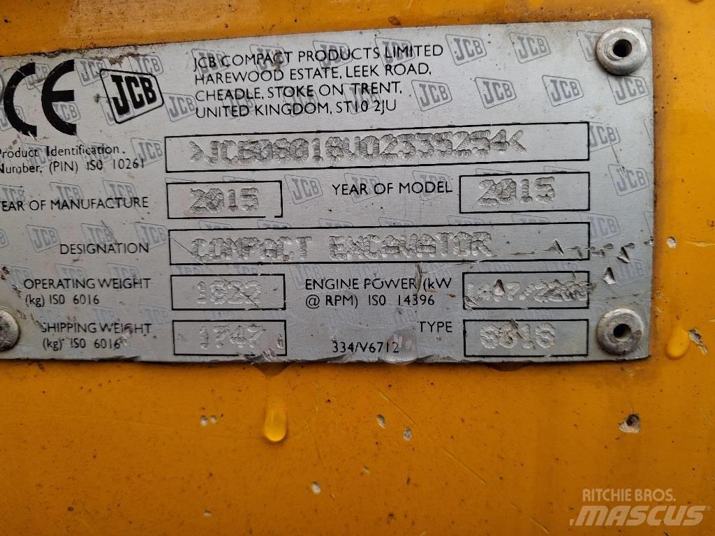 JCB 8018 CTS Minigrävare < 7t