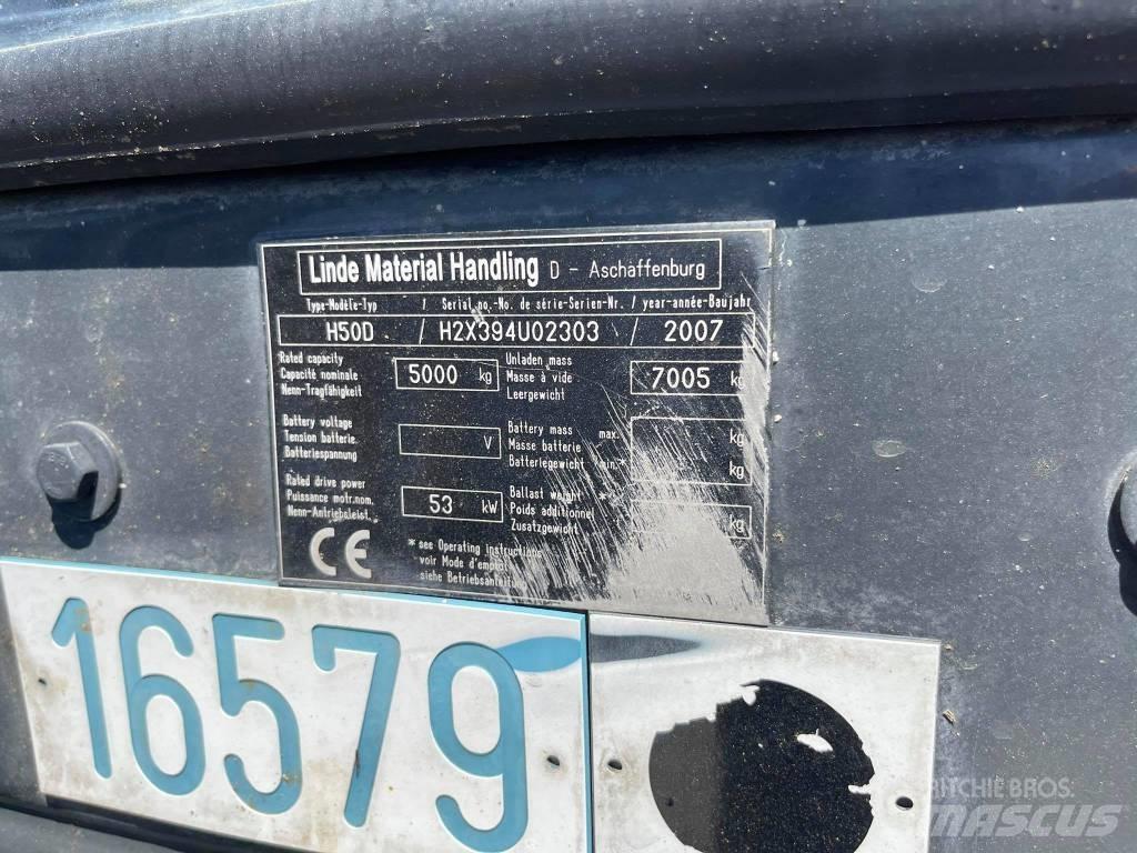 Linde H50D Dieselmotviktstruckar