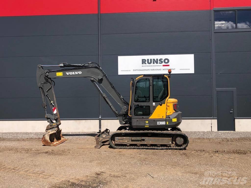 Volvo ECR 88 D Midigrävmaskiner 7t - 12t