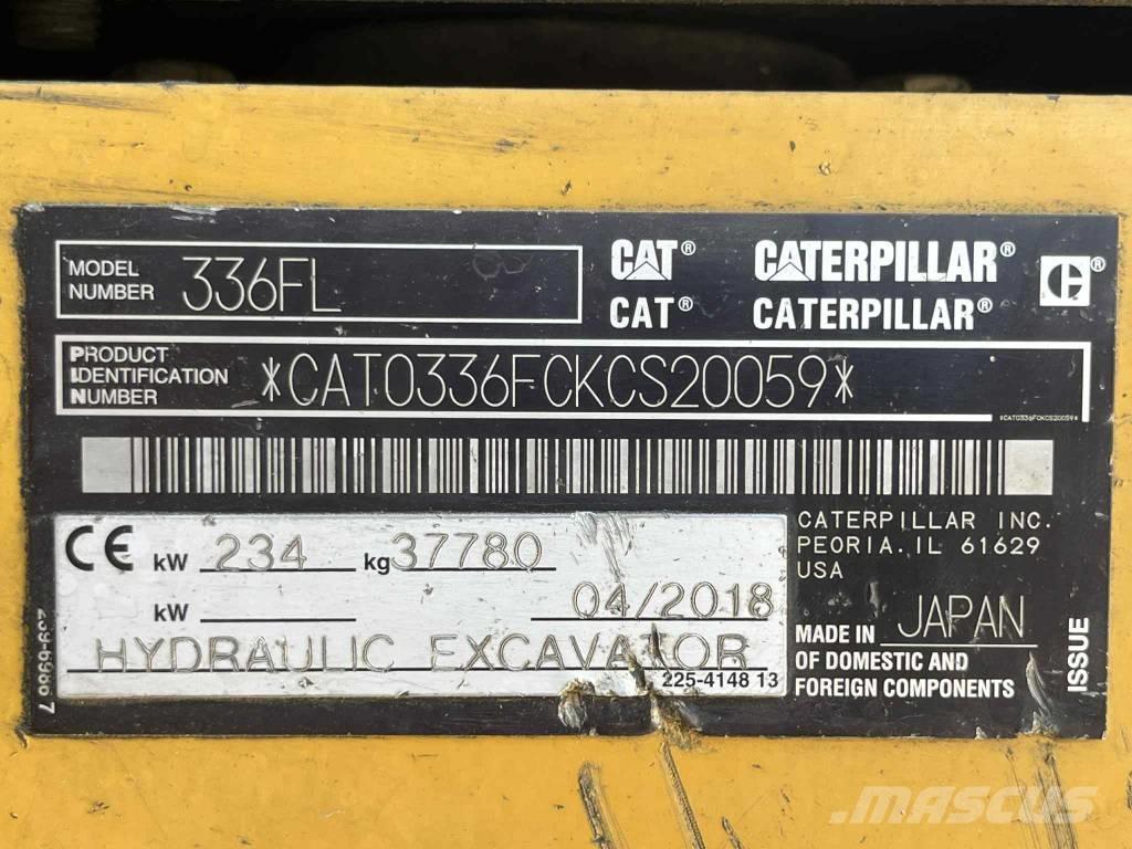 CAT 336 FL Bandgrävare