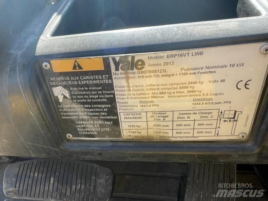 Yale ERP 16 VT Elmotviktstruckar