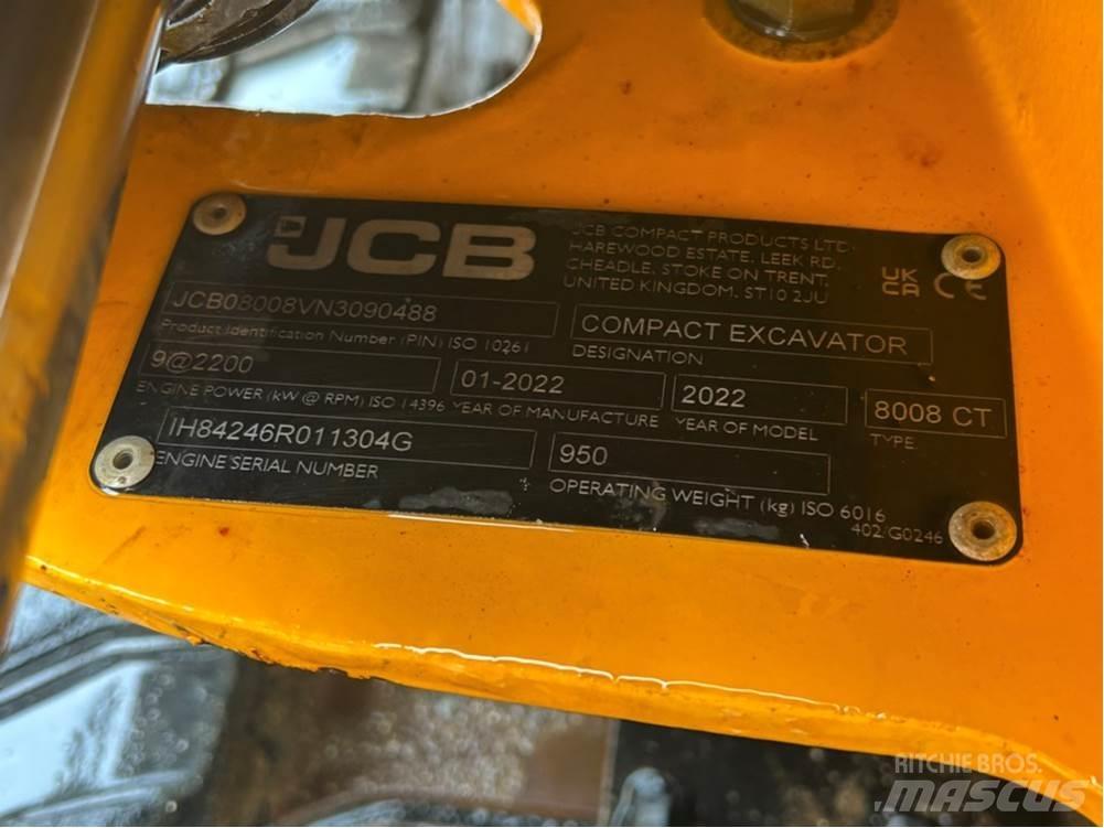 JCB MICRO 8008 Minigrävare < 7t
