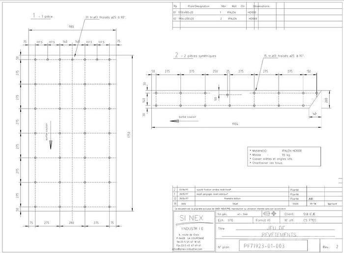  Sinex EXTRACTEUR Sorteringsverk