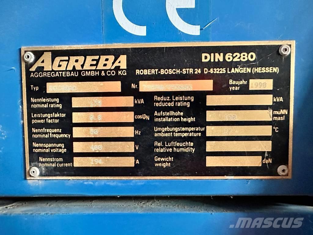 Cummins Agreba Dieselgeneratorer