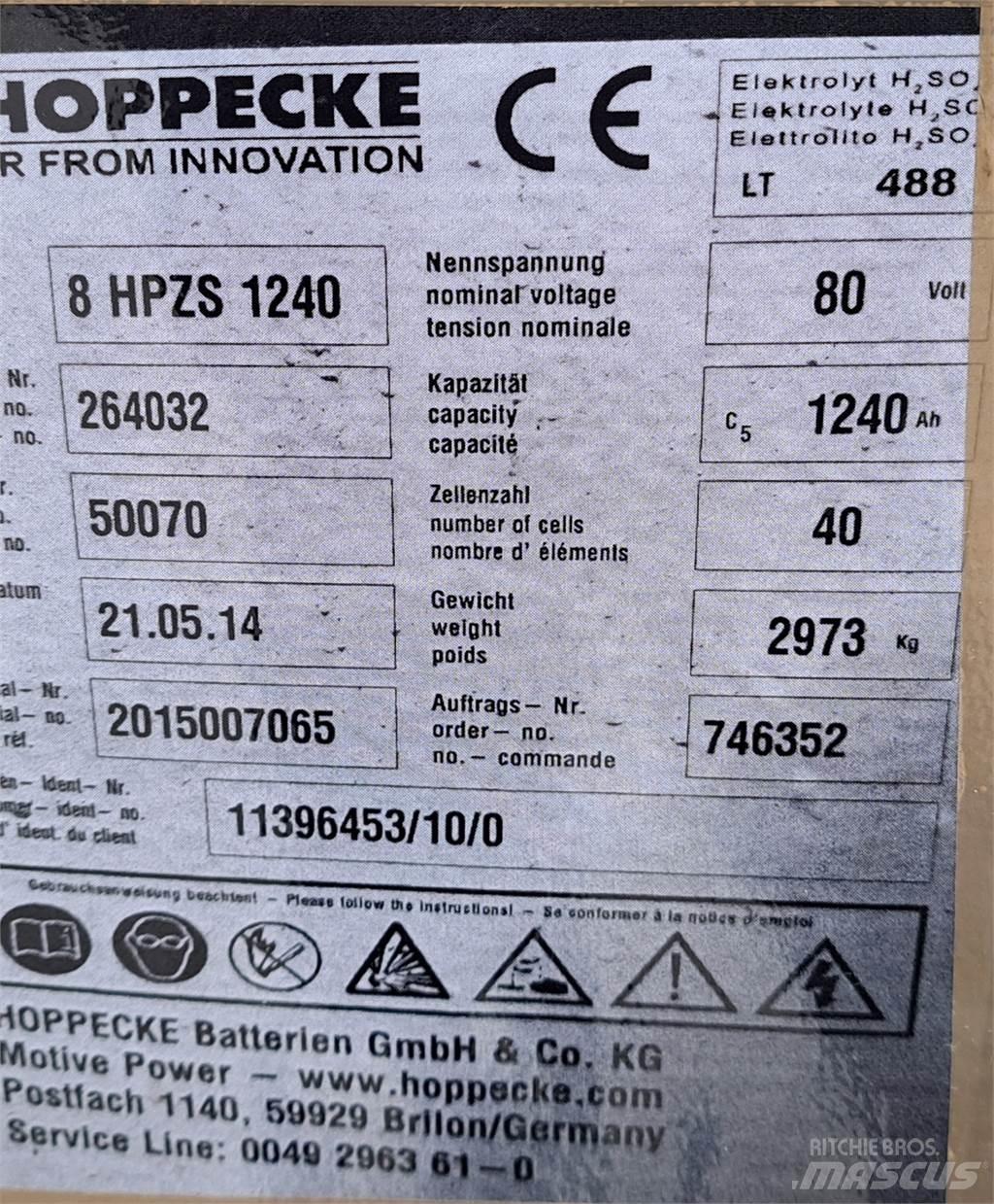 Linde E60 Elmotviktstruckar