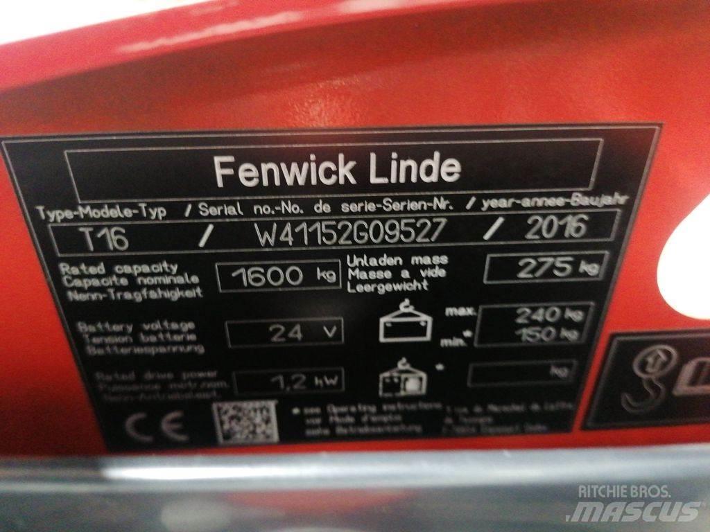 Linde T16 Låglyftare utan plattform