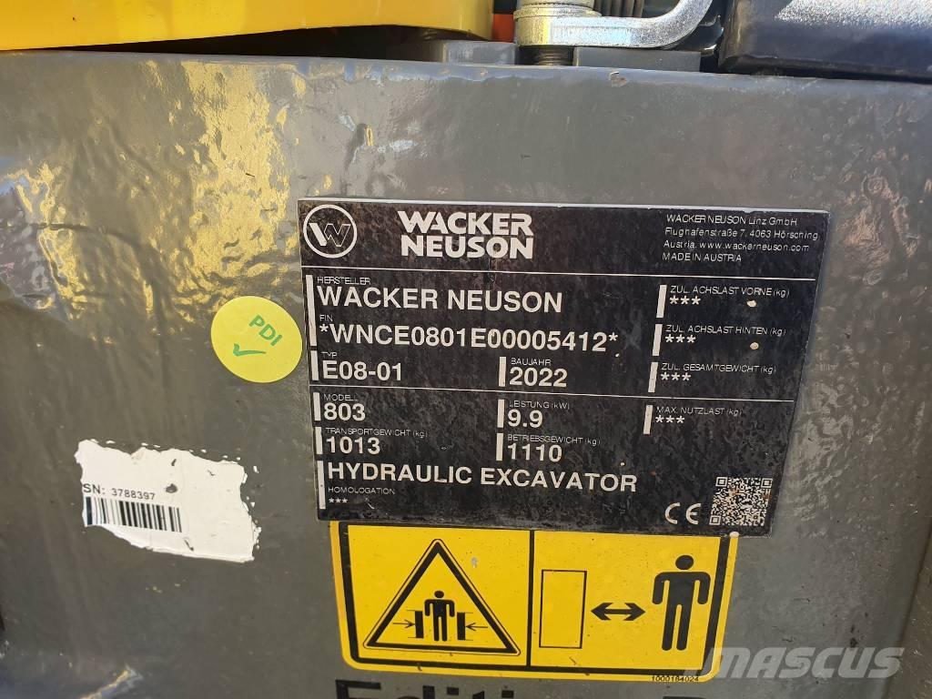Wacker Neuson 803 Bandgrävare