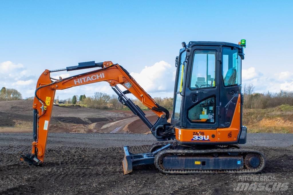 Hitachi ZX33U-6 Minigrävare < 7t