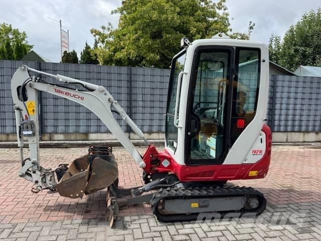 Takeuchi TB 216 Minigrävare < 7t