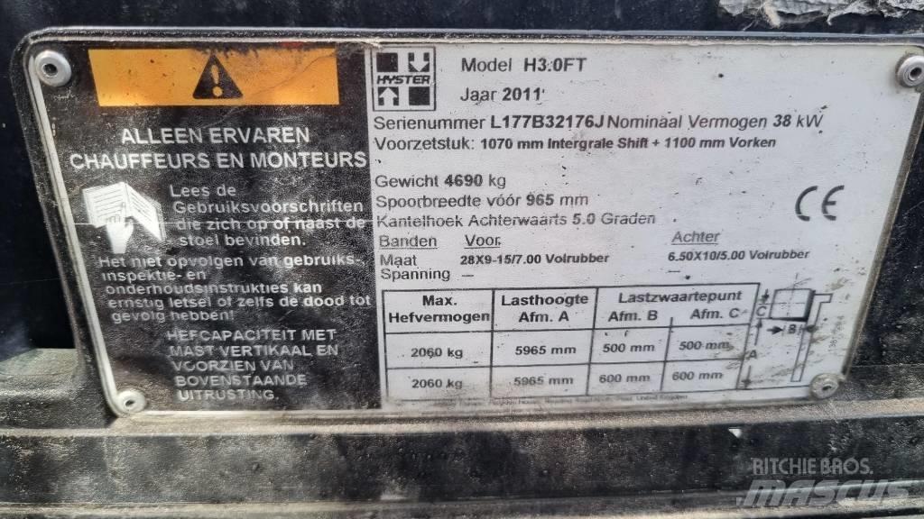 Hyster H 3.00 FT Gasolmotviktstruckar