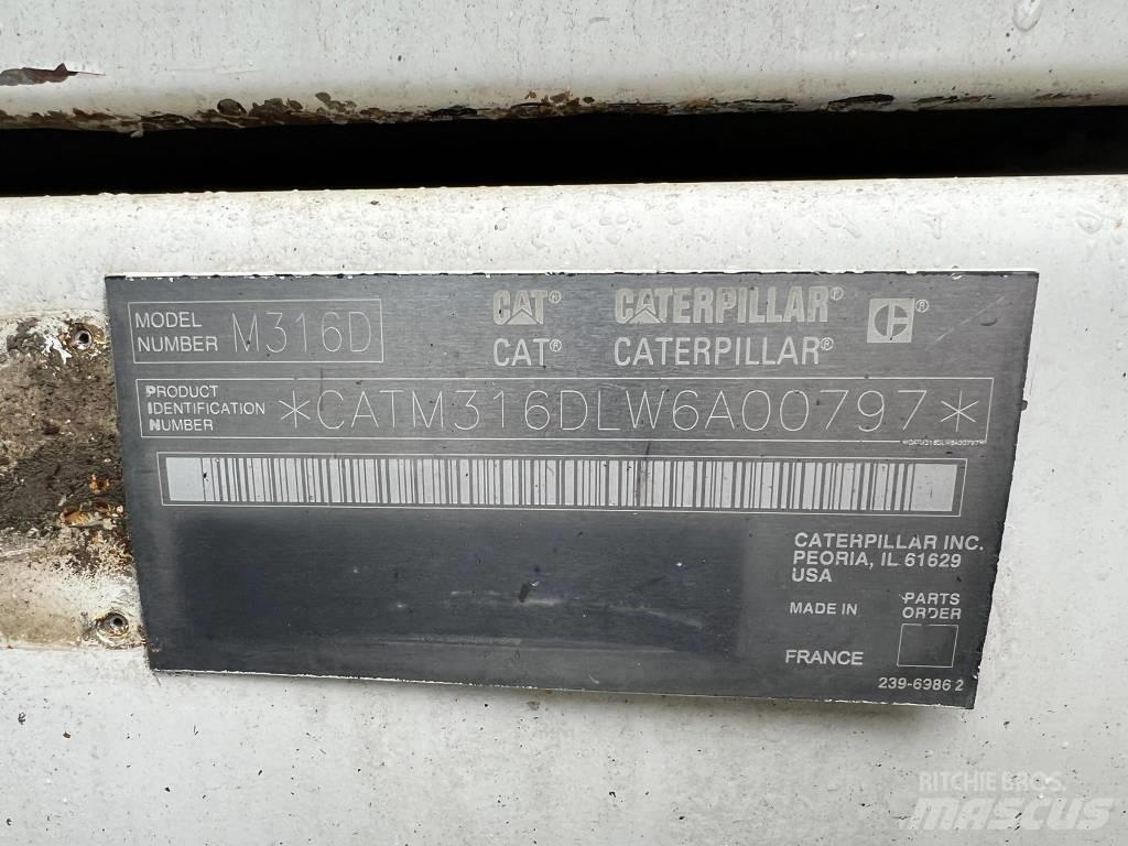 CAT 316 d Hjulgrävare