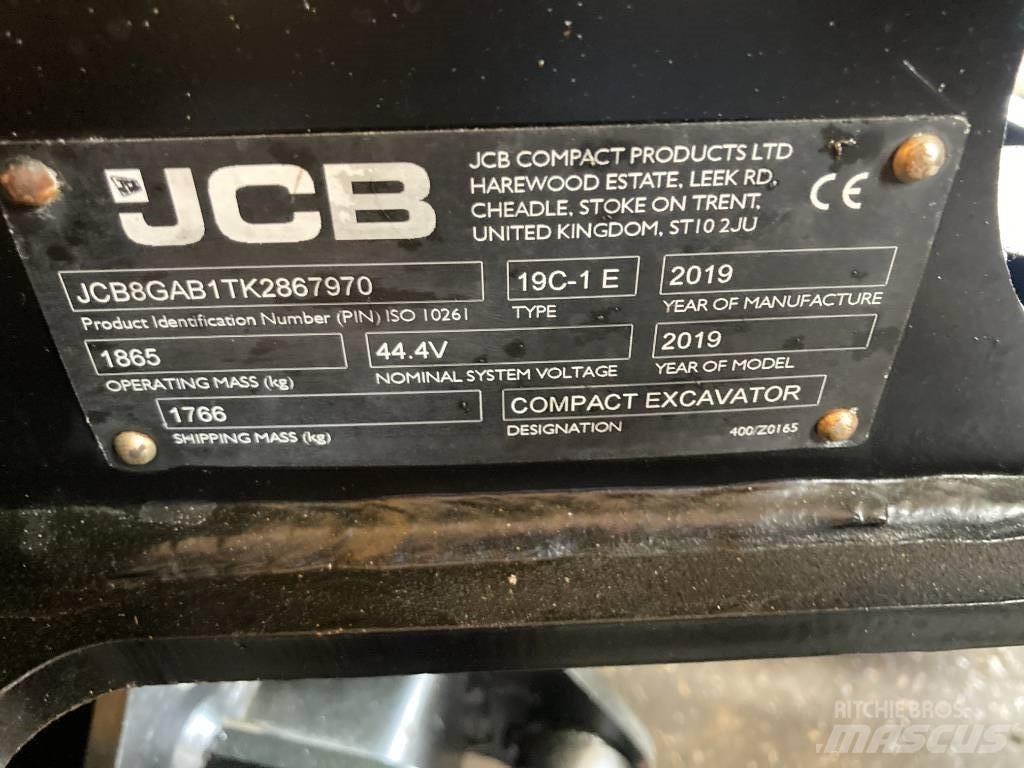 JCB 19 C-IETEC Minigrävare < 7t
