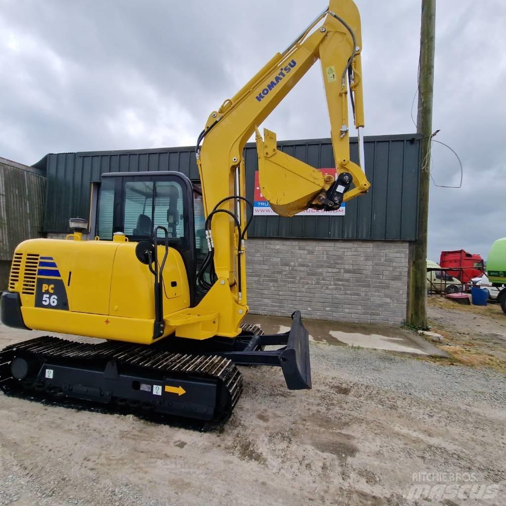 Komatsu PC56-7 Minigrävare < 7t