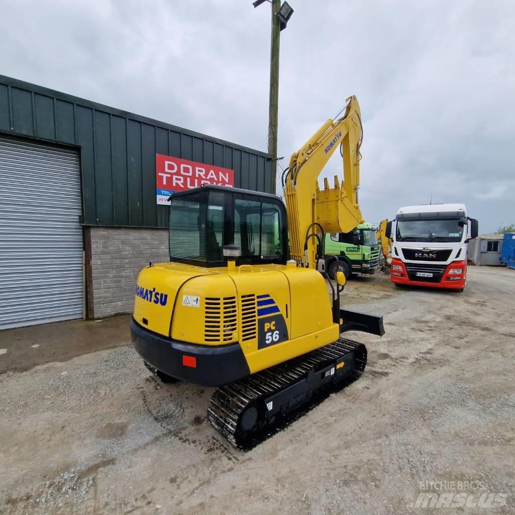 Komatsu PC56-7 Minigrävare < 7t
