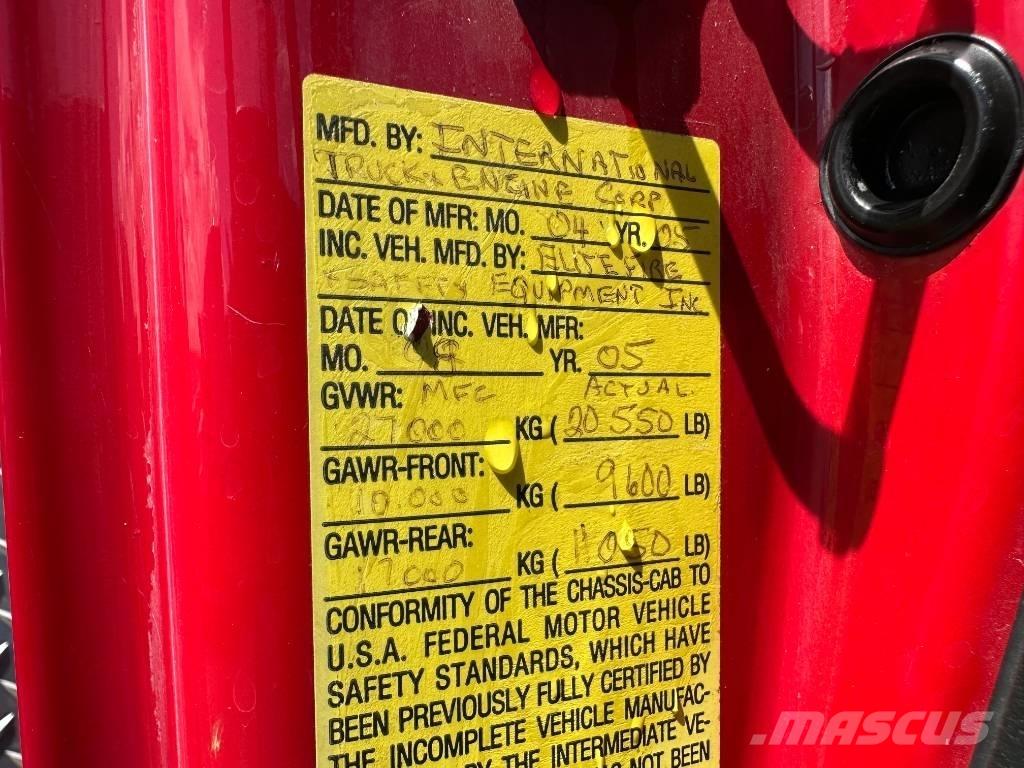 International 7300 Brandbilar