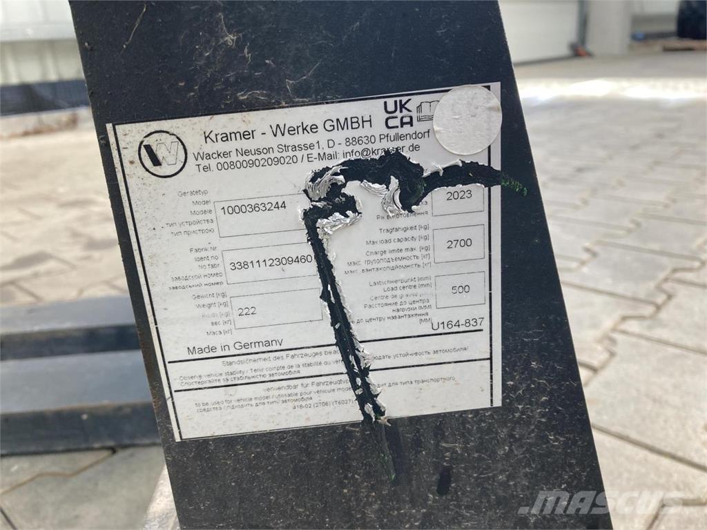 Kramer 1200 mm Lastarredskap