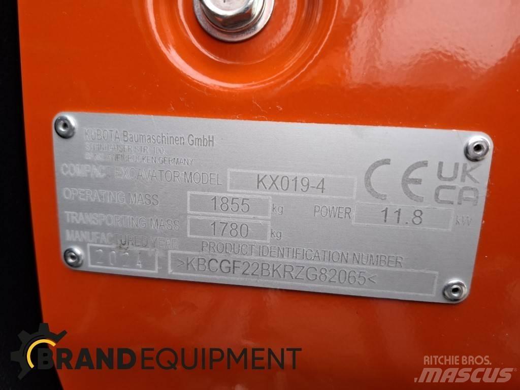 Kubota KX019-4 Minigrävare < 7t