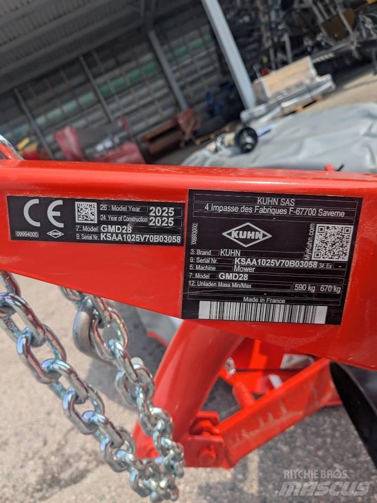 Kuhn GMD 28 Slåttermaskiner