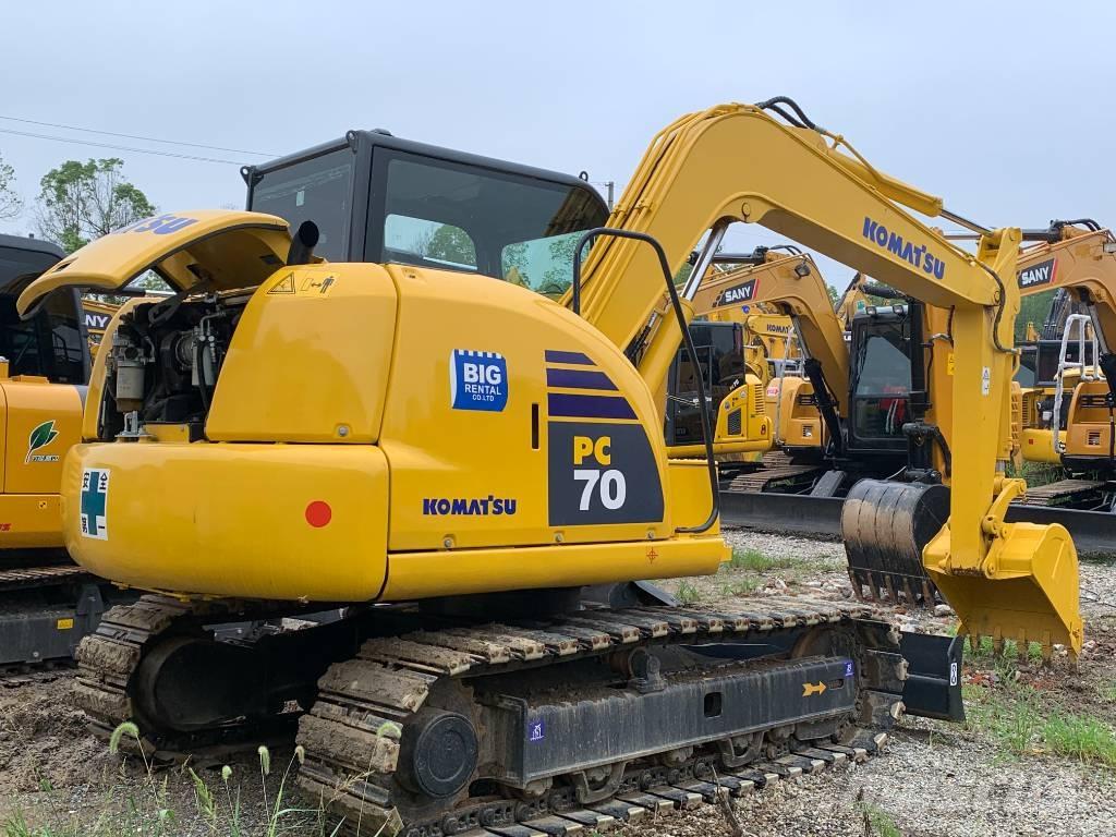 Komatsu PC 70 Midigrävmaskiner 7t - 12t