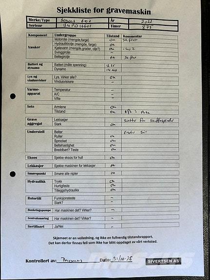 Bobcat E10Z Minigrävare < 7t