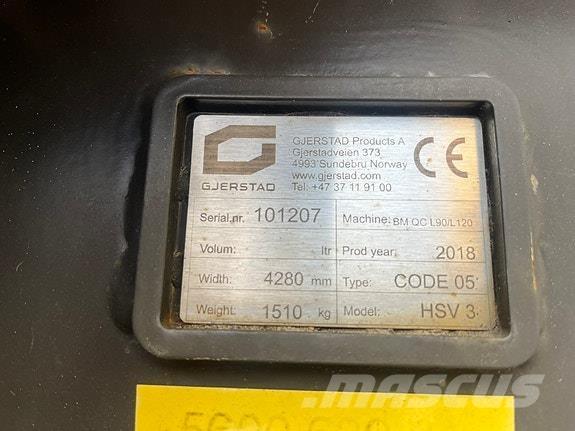 Gjerstad 420 GSV3 Snöblad och plogar