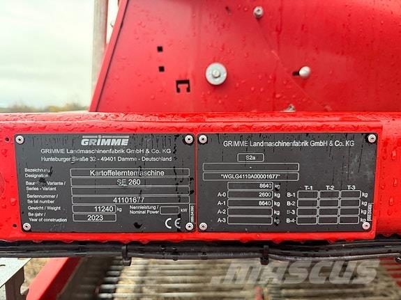 Grimme SE 260 - UB Potatisupptagare och potatisgrävare