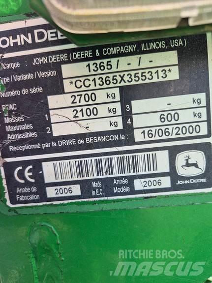 John Deere 1365 Slåttermaskiner