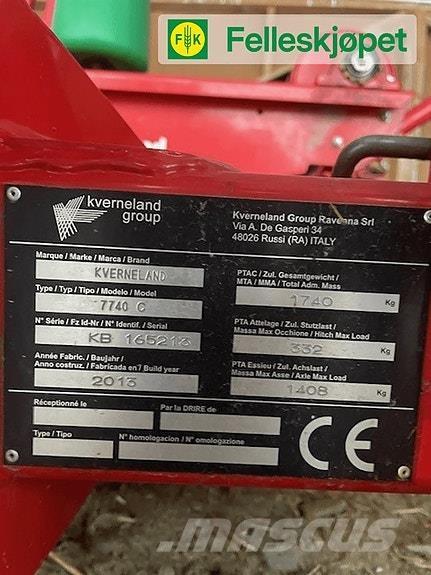 Kverneland 7740C Inplastare