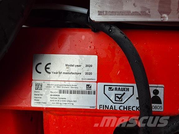 Rauch Axis 30.2 Fast- och kletgödselspridare