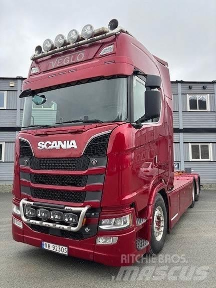 Scania S 580 Lastväxlare med kabellift