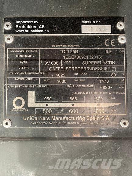 TCM FB25 51848 Dieselmotviktstruckar